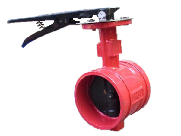 D81X-1.6手(shou)柄溝槽(cao)蝶閥