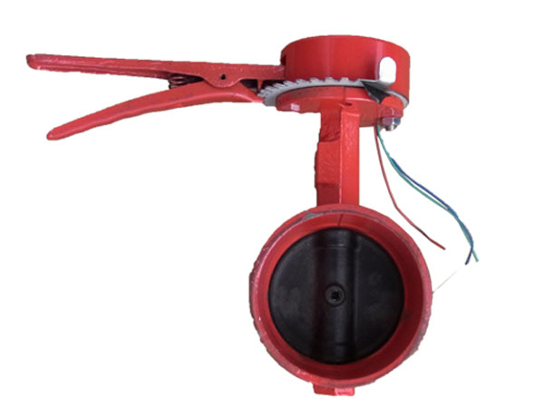 XD81X-1.6手(shou)柄溝槽(cao)蝶閥